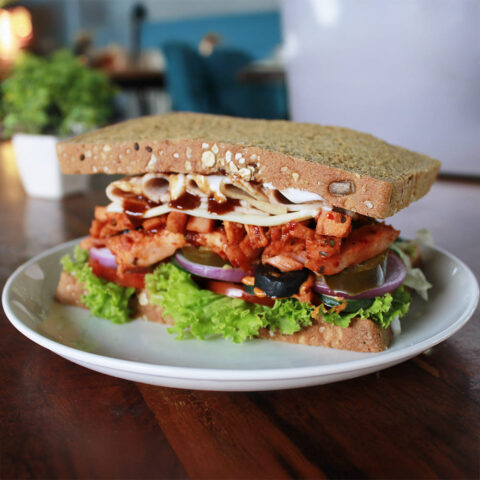 Tender Chicken Ham Sandwich